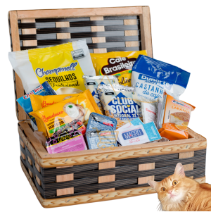 Cesta Bau De Cafe Da Manhã Presente Aniversario Surpresa