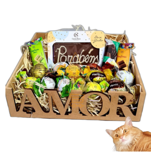 Cesta De Chocolates Presente Aniversário