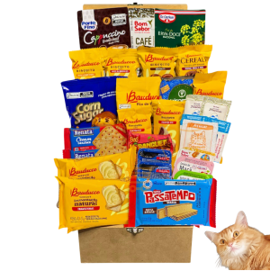 Cesta Bau De Cafe Da Manhã Completa Presente 30 Itens