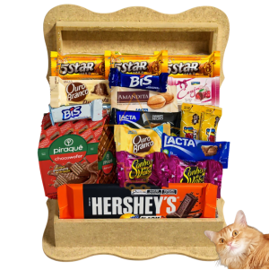 Cesta Bau De Chocolate Completa Presente