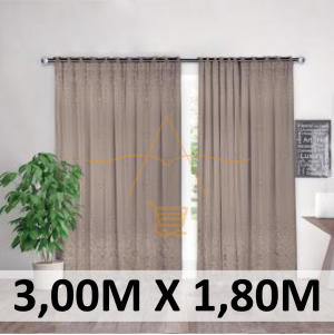 Cortina Renda Classica Desert Irlanda