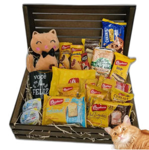 Cesta De Cafe Da Manha Completa Caramelli Caneca E Ursinho