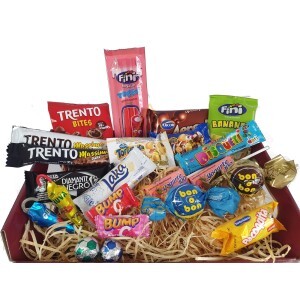 Kit Cesta De Chocolate Guloseimas Bombom